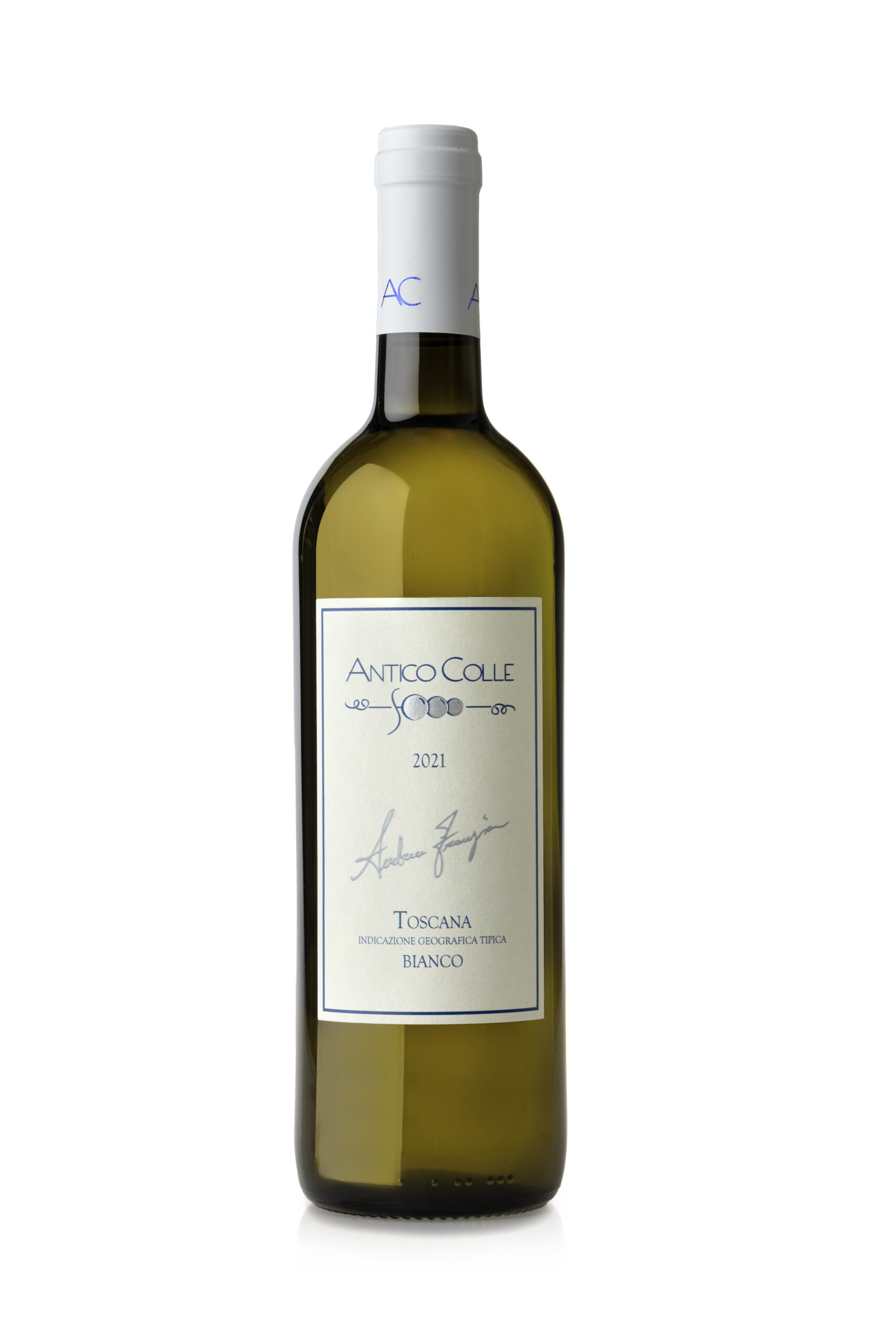 A wine bottle photo leading to a tech sheet