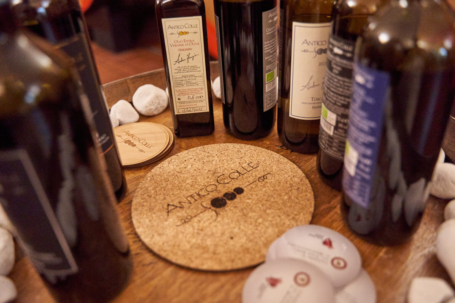 Bottles and Logo
