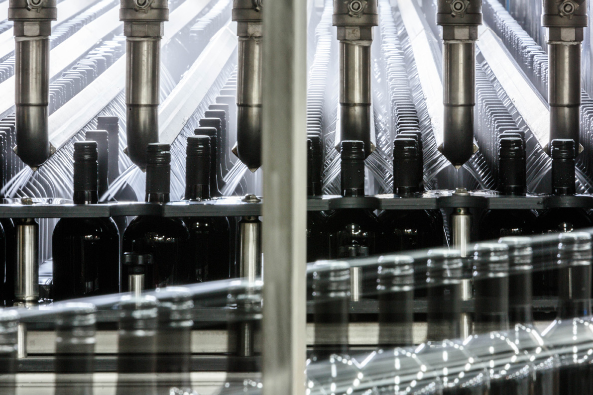 Bottling machine of Sacchetto