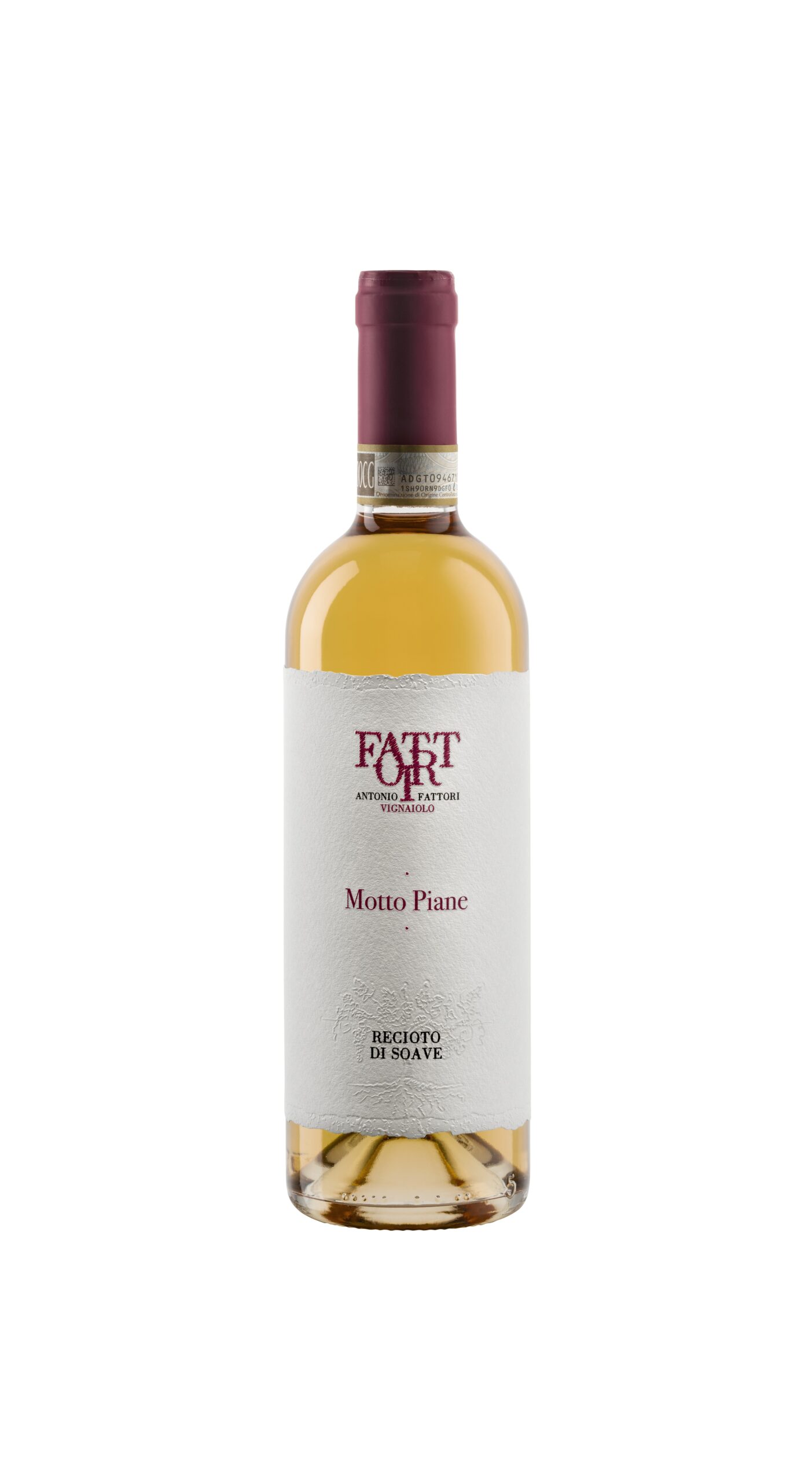 A wine bottle photo leading to a tech sheet