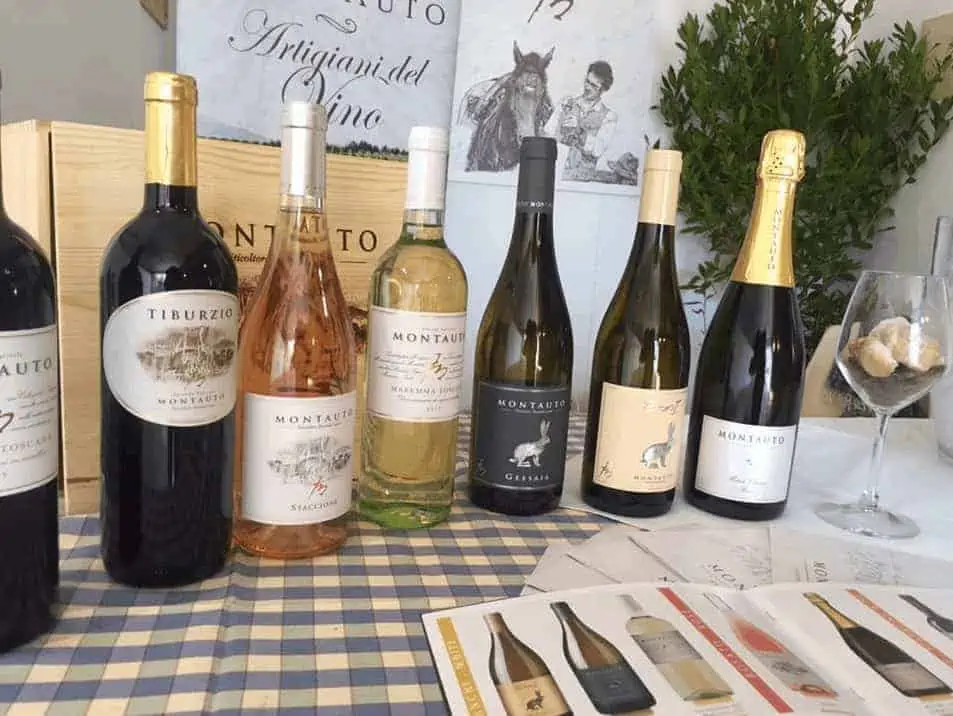 Tenuta Montauto Wine bottles