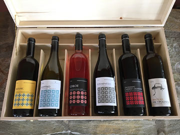 A wine collection