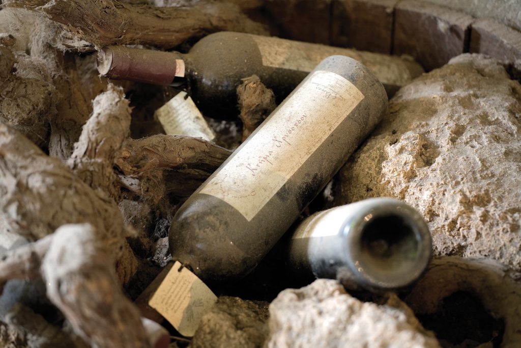 Old wine bottles