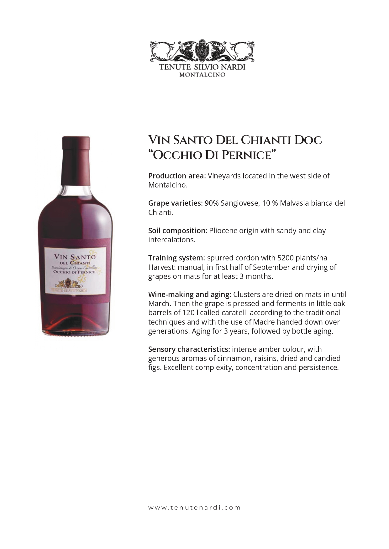 A bottle of wine