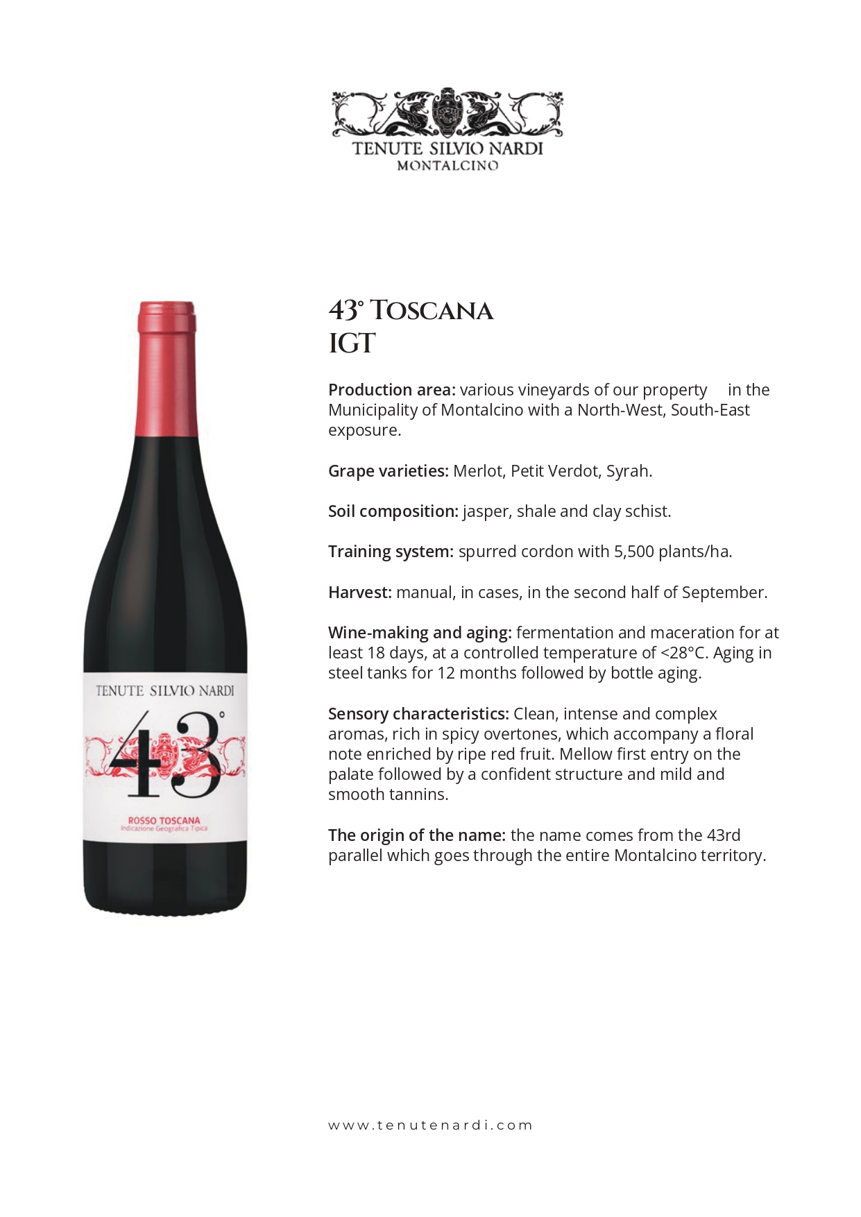 A bottle of wine