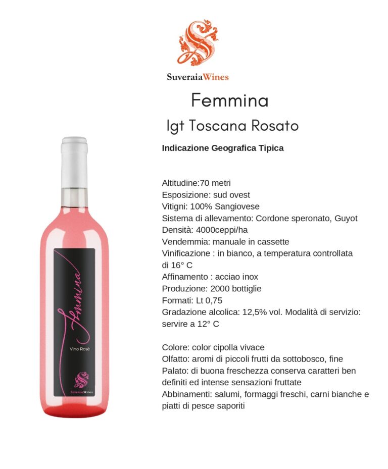 A wine tech sheet